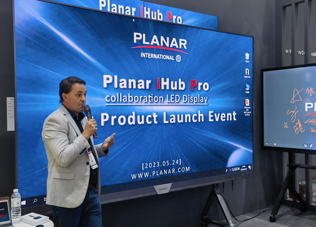 InfoComm Asia | huatihuiPlanar全球首发第四代Micro LED智能一体机